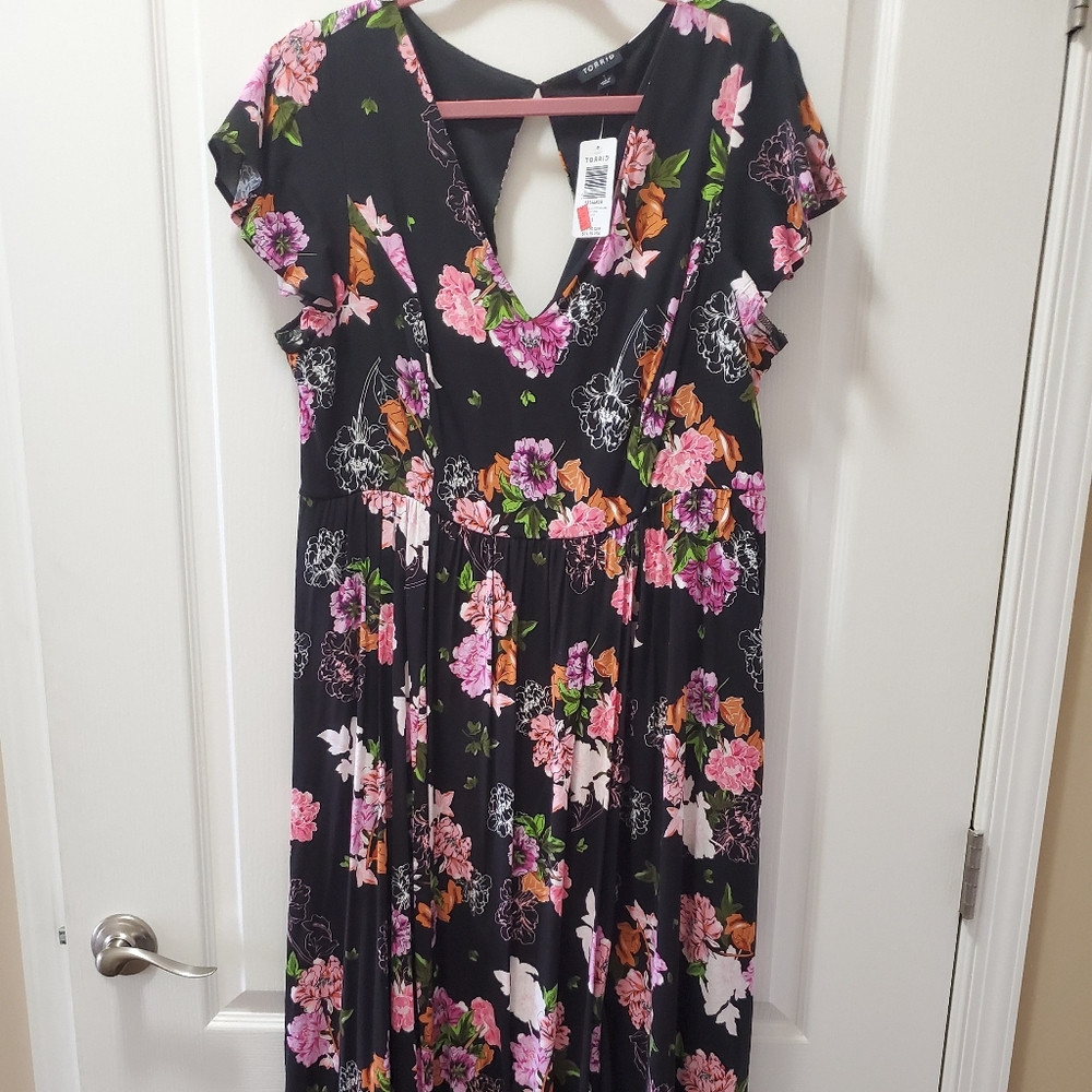 Torrid Challis dress size 1 nwt